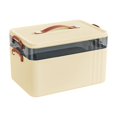 thumbnail image 2 of Esquirla Emergency Storage Box Large Capacity Sleek Portable Medical Box for Car Drom 2 Layer, 2 of 8