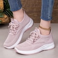 thumbnail image 2 of Sewkxo Womens Running Shoes Slip-on Walking Tennis Sneakers Lightweight Breathable Casual Soft Sole Mesh Workout Sports Shoes,Pink 39, 2 of 4