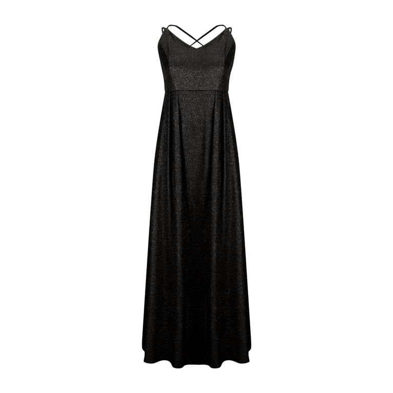 Nmnitkp Wedding Guest Dresses for Women Show Off Your Figure Cocktail Dresses for Women High Cost Performance Women's Formal Dress Sequin Double V-