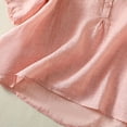 thumbnail image 5 of Sexlip Womens Swimsuit Set Half Button Cover Up Design Turn Down Collar Half Sleeve Loose Silhouette Quick Dry Fabric for Beach Outings Pink M, 5 of 9