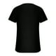 thumbnail image 4 of Playera Elvqul de Hombre Negro Playa Manga Corta Liso Cuello Redondo, 4 of 5