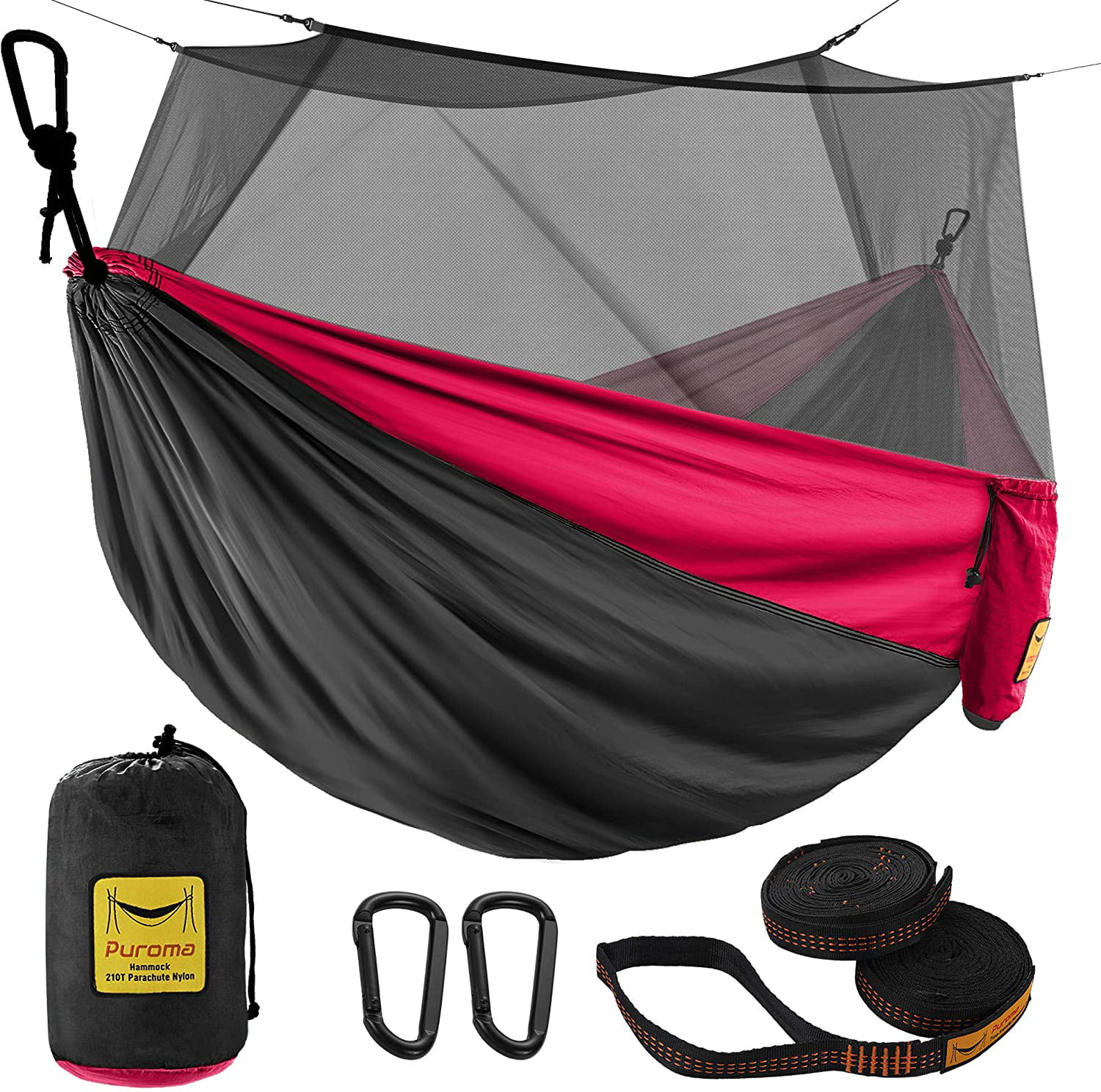 Lightweight & Portable Yet Heavy Duty with Straps Included for Easy Hanging from Trees Camping Hammock for Travel and Hiking Great Camping Gifts for Men & Women Single & Double Outdoor Hammock