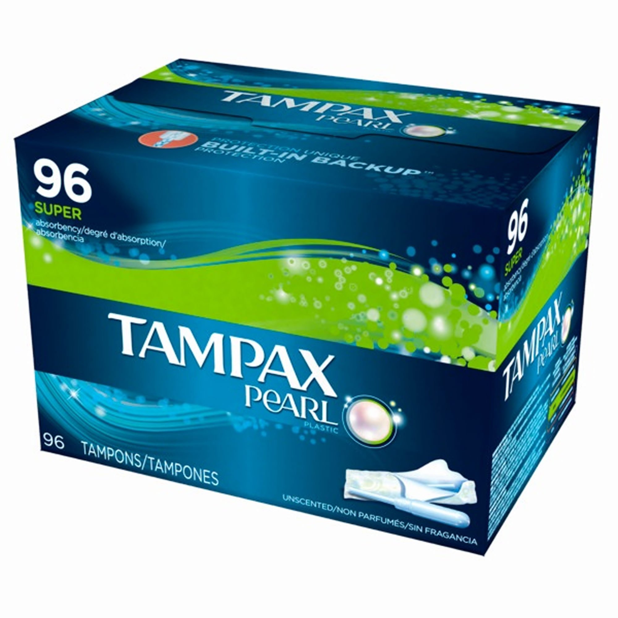 Product of Tampax Pearl Super Unscented Tampons, 96 ct. Feminine Care