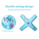 thumbnail image 5 of Anillo De Natación Anillo De Natación Azul Claro Con Bolsas De Aire Dobles Anillo De Flotador Inflable De Pvc Resistente Axilas Con Anillo De Natación Flotante Para Actividades Acuáticas Monstrate BA000737-02, 5 of 6