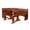 Walnut, variant on Kingfisher Lane Contemporary Wood Dining Nook Set in Walnut Finish