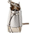 thumbnail image 4 of Michael Kors Reed Large Belted Satchel Vanilla MK Signature Pale Gold, 4 of 6