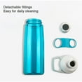 thumbnail image 2 of Botella de agua deportiva con tapa magnética taza de agua deportiva de plástico no tóxico Tritan 1000ml duradera, 2 of 8