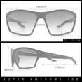 thumbnail image 3 of Xloop Mens HD+ Night Driving Amber Lens Wrap Around Sport Plastic Sunglasses Grey Camouflage, 3 of 7