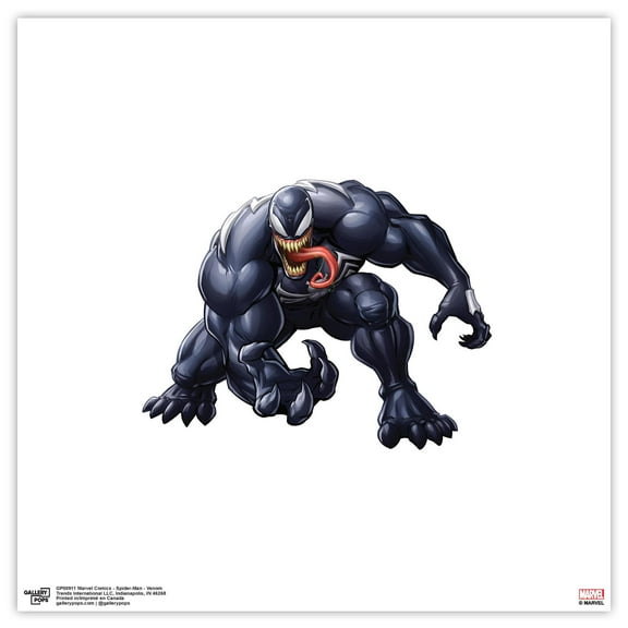 Gallery Pops Marvel Comics Spider-Man - Venom Wall Art, Unframed Version, 12" x 12"