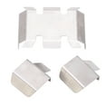 thumbnail image 4 of Chassis Armors RC Chassis Armor Set Acero inoxidable a prueba de herrumbre Fácil instalación Chasis Armor Protection Placa protectora para MST CFX 1 10 RC Car Silver ANGGREK Otros, 4 of 8