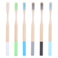 thumbnail image 2 of Bamboo Toothbrushes (6 Pack) Soft Bristles Toothbrushes style 4, 2 of 5