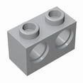 thumbnail image 1 of 80pcs 32000 Brick 1x2 with Holes Building Block MOC Parts Creative Toys Compatible All Brand Technology Brick 80pcs light grey, 1 of 6