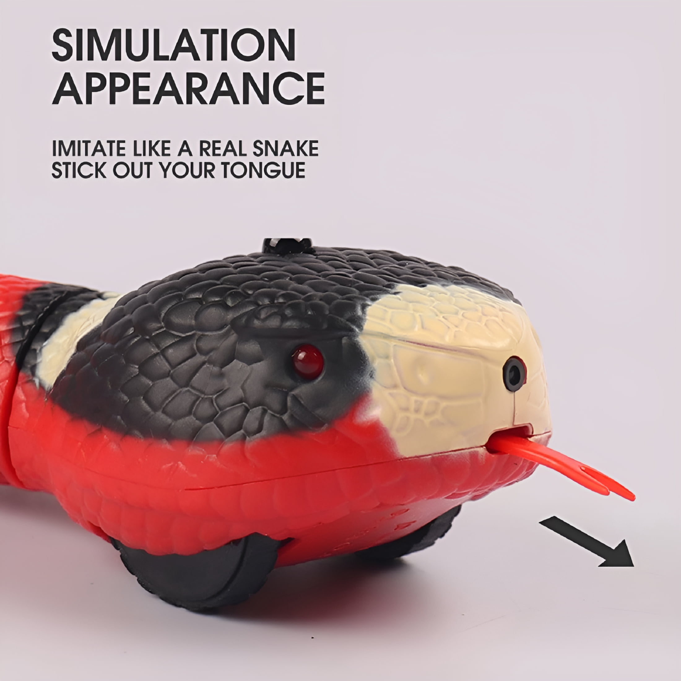 BESTSKY 2026 New Electric Snake Cat Interactive Toy Usb Simulation Intelligent Induction Prank Props Remote Control Snake
