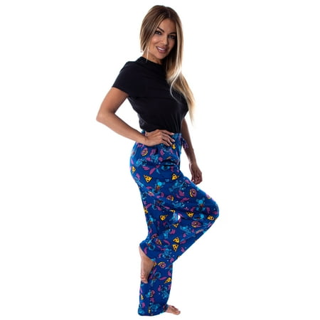 

Disney Women s Lilo And Stitch Junk Food Soft Touch Cotton Pajama Pants L