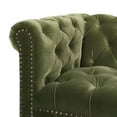 thumbnail image 4 of Jennifer Taylor Home Alto 88" Tufted Chesterfield Sofa Olive Green Velvet, 4 of 14