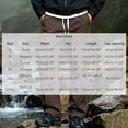 thumbnail image 3 of GZMOALH Men's Nylon Cargo Pants, Water Repellent Multi Pocket Hiking Trousers with Drawstring Waist for Outdoor Travel, 3 of 6