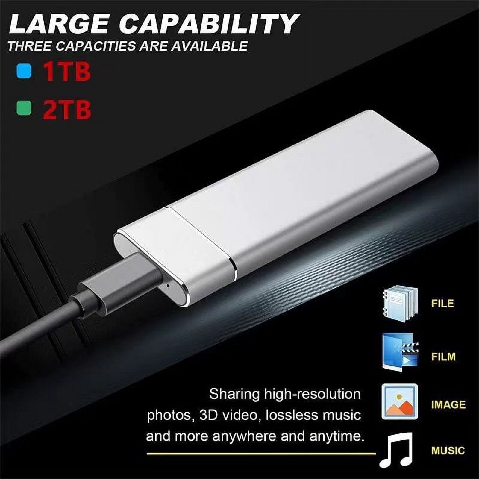 High Speed Mini External Hard Drive SSD USB 3.0 Portable External Mega Capacity Hard Drive