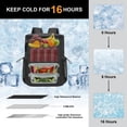 thumbnail image 2 of Mochila térmica Sorozien, aislante, impermeable, con capacidad para 30 latas, 2 of 6