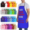 thumbnail image 1 of Personalized Custom Aprons For Women Men With Pockets Design Your Own Text Photo Logo Apron Gardening Cooking, 1 of 1