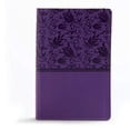 thumbnail image 1 of KJV Large Print Personal Size Reference Bible, Purple Leathertouch Indexed, 1 of 1