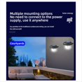 thumbnail image 2 of Lámpara LED Solar de Tungsteno Luz de Pared con Sensor Inteligente para el Hogar Linterna de Iluminación de Garaje para Patio Impermeable Al Aire Libre(B), 2 of 5