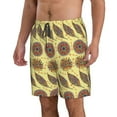 thumbnail image 2 of Kdxio Bohemia Pattern Mens Casual Shorts - Drawstring Summer Beach Sports Shorts for Men, 2 of 9