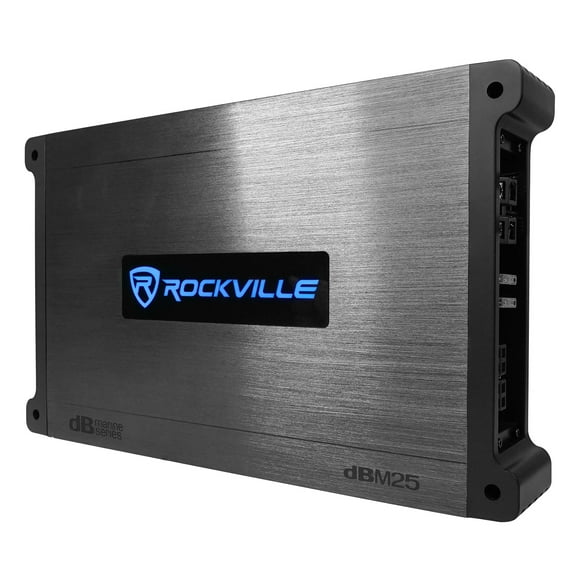 Rockville DBM25 1400 Watt 2 Channel Marine/Boat Amplifier Amp w/Silicone Covers