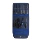 thumbnail image 2 of 16 Unids/set Cortaúñas de Acero Inoxidable Kit de Aseo de Tijeras de Manicura (Funda de Cuero Azul), 2 of 8