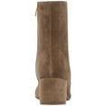 thumbnail image 2 of Aquatalia Womens Leonora Suede Block Heel Ankle Boots, 2 of 4