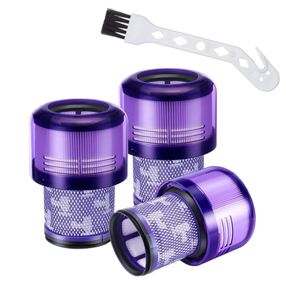 3 Pack Vacuum Filter Replacement for V11 Animal, V11 Torque Drive, V11 Complete, V11 Extra, V15 Detect & V15s Detect Submarine Cordless Vacuums
