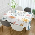 thumbnail image 2 of Yayeee Tablecloths 60" x 108" Rectangle Wrinkle Resistant Party Table Cover, Cartoon Doodles, 2 of 8