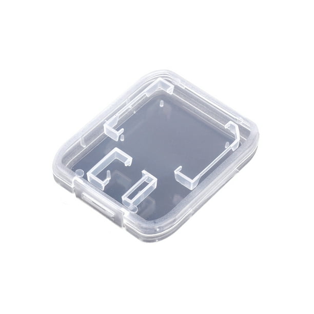 SD Memory Card Case SDHC Holder Protector Transparent Box Plastic