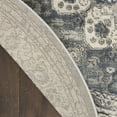 thumbnail image 5 of Nourison Concerto Farmhouse Grey/Ivory 7'10" x round Area Rug, (8 Round), 5 of 8