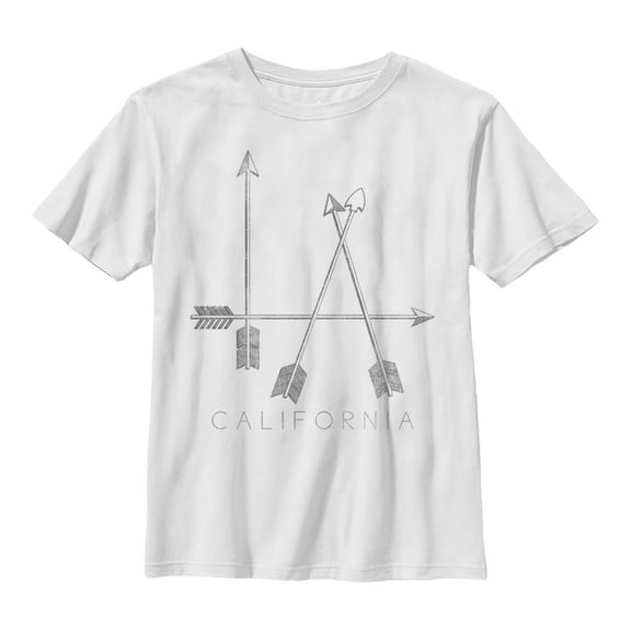 Boy's Lost Gods L.A. California Arrows Graphic Tee White Medium