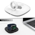 thumbnail image 3 of lionlar Smart Watch Charger Stand Universal Antislip Silicone Cable Management Charging White, 3 of 9