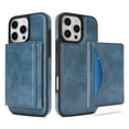 thumbnail image 5 of 2-in-1 Wallet Case for iPhone 13 Pro, RFID Blocking PU Leather with Magnetic Detachable 9 Card & Cash Slots, Kickstand Shockproof Protective Classic Slim Cover for Women & Men, Blue, 5 of 12