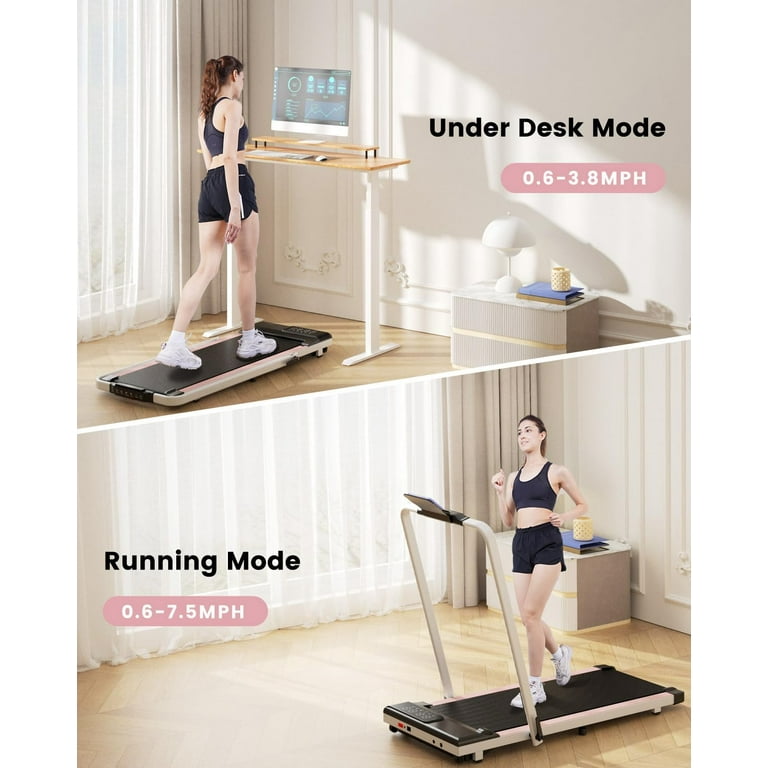 YDZJY 3-in-1 Foldable Treadmill, HP, 300lbs Capacity, Indoor