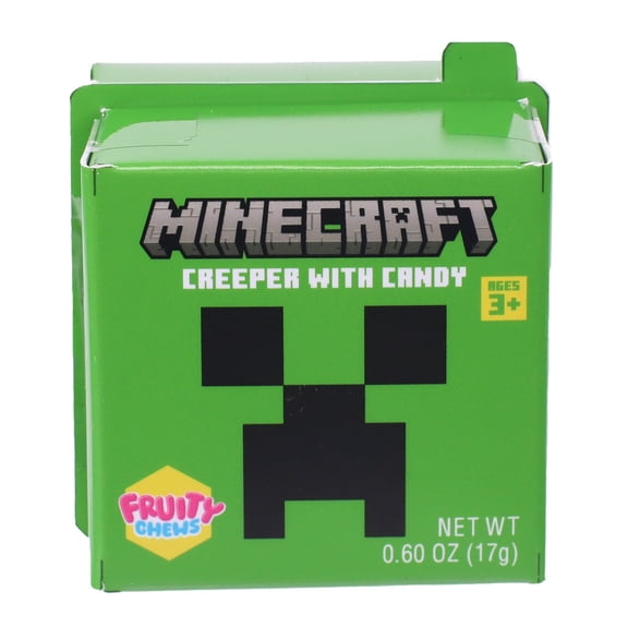 Frankford Minecraft Creeper Plastic Easter Egg with Fruity Chews, 0.60oz
