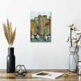 thumbnail image 2 of Elephant Stock Old Town Port I Wall Art - Vertical Canvas Wall Art - Living Room Wall Decor - Transportation Canvas - Brown And Blue Decor By Silvia Vassileva - 8" x 12", 2 of 8