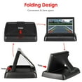 thumbnail image 5 of PEPWELL 140° Wide Angle HD Car Backup Camera with 4.3"/5" Foldable TFT LCD Monitor - Parking Safety Kit, Auto-Adjust Image, Video Parking System for Car Van Bus Truck, 5 of 11