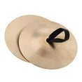 thumbnail image 1 of 1 Par de Platillos de Oro perfecl para Danza del Vientre Instrumento Musical de Percusión para Niños, 1 of 8