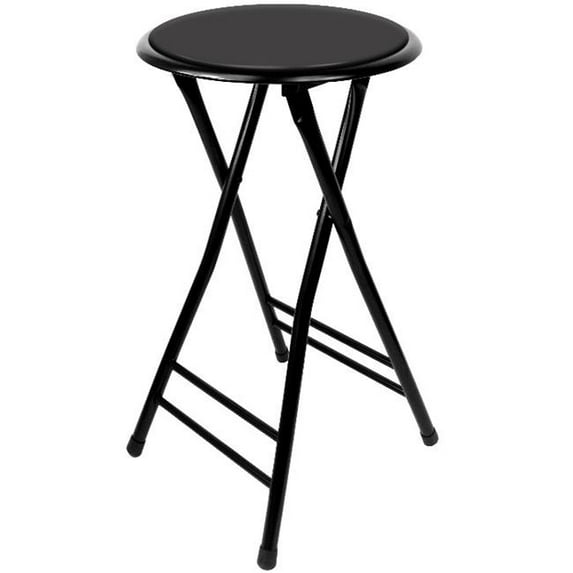 Trademark Poker 82-0827-2 24 Inch Cushioned Folding Stool - Trademark Home - set of 2
