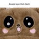 thumbnail image 4 of Gorro de invierno con bufanda, novedoso gorro de peluche con forma de animal, 4 of 5