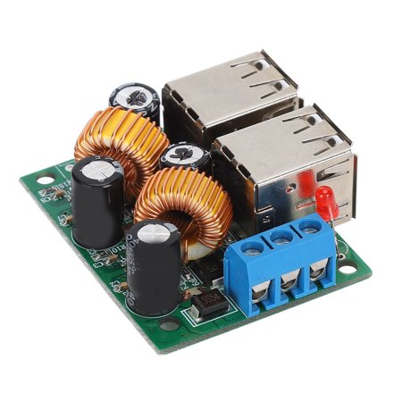 Modulo Convertitore Alimentazione DC A USB - 4 Porte, Da 12V/24V/40V A