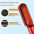 thumbnail image 3 of Mini Fer à Lisser USB Sans Fil Rechargeable pour Boucler, Lisser, Double Usage Peigne à Cheveux Lisses Peigne de Coiffage pour Cheveux Bouclés, 3 of 4