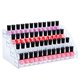 thumbnail image 1 of Organizador de esmaltes de uñas KINGROW, expositor acrílico de 4 capas, 1 of 6