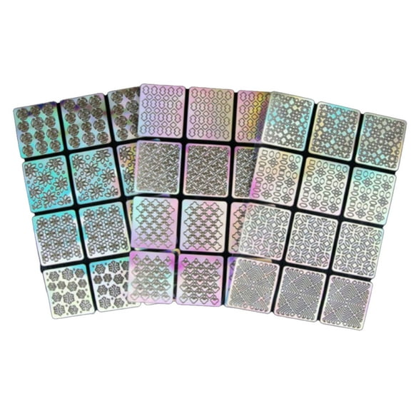 UDIYO 3 Sheet Nail Art Transfer Stickers Decal 3D Design Manicure Tips Decoration Tool