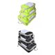 thumbnail image 1 of 6 uds cubos de embalaje de compresión maleta de viaje equipaje de mano para ropa verde negro Soledad Organizadores de embalaje, 1 of 10