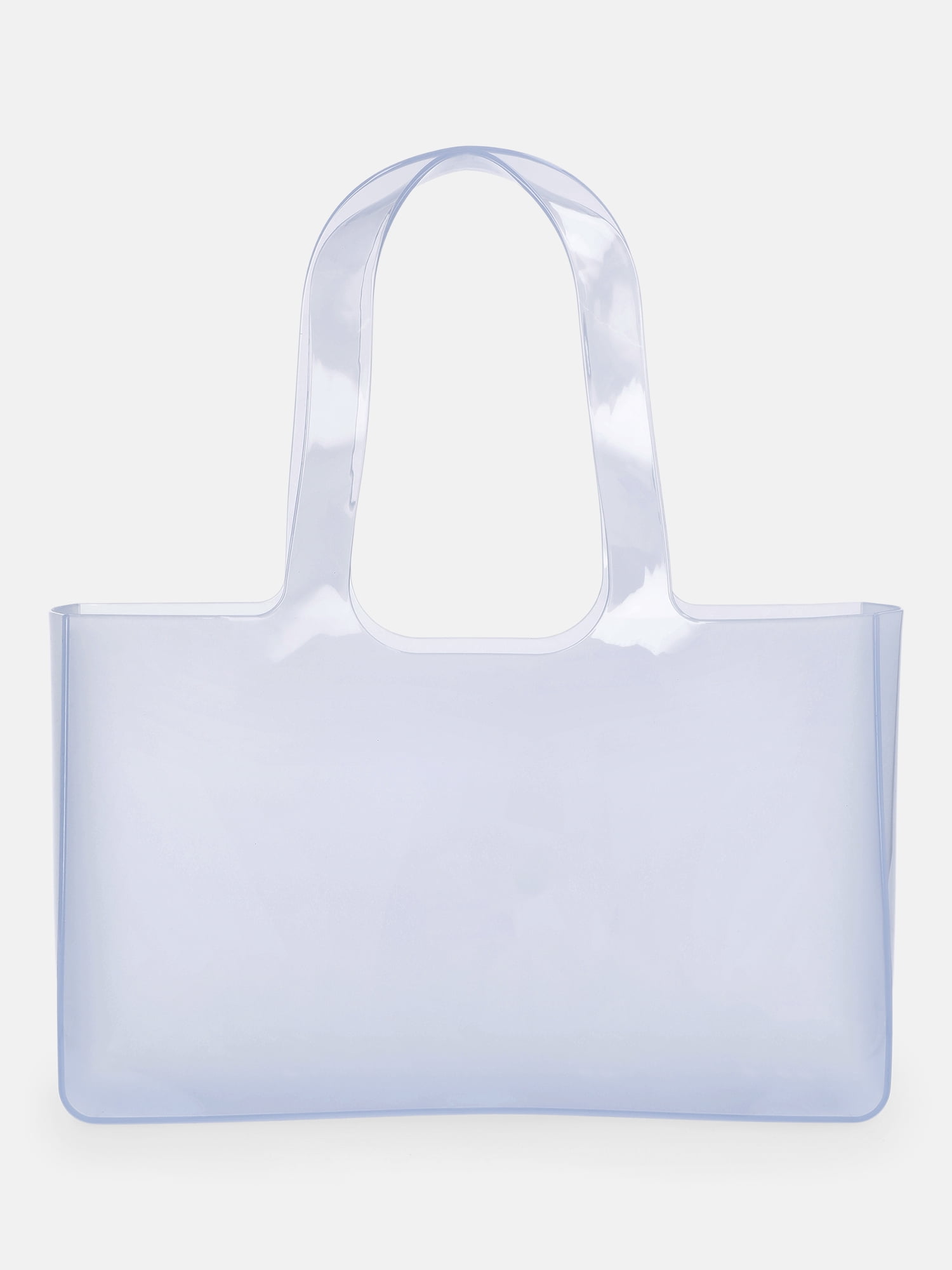 No Boundaries Women's Jelly Tote Bag, Clear