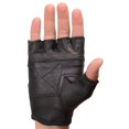 thumbnail image 5 of Interstate Leather Men's Basic Fingerless Gloves (Black Large), 5 of 5
